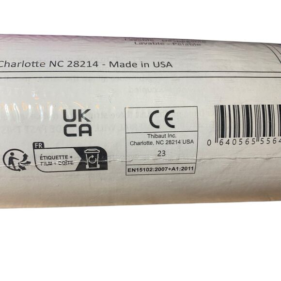 Thibaut Sunset Blvd Vinyl Wall Paper Fabric One Roll Blue and White T13944 - Picture 5 of 8